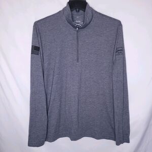 Grunt Style Jacket Mens XL Gray Pullover 1/4 Zip